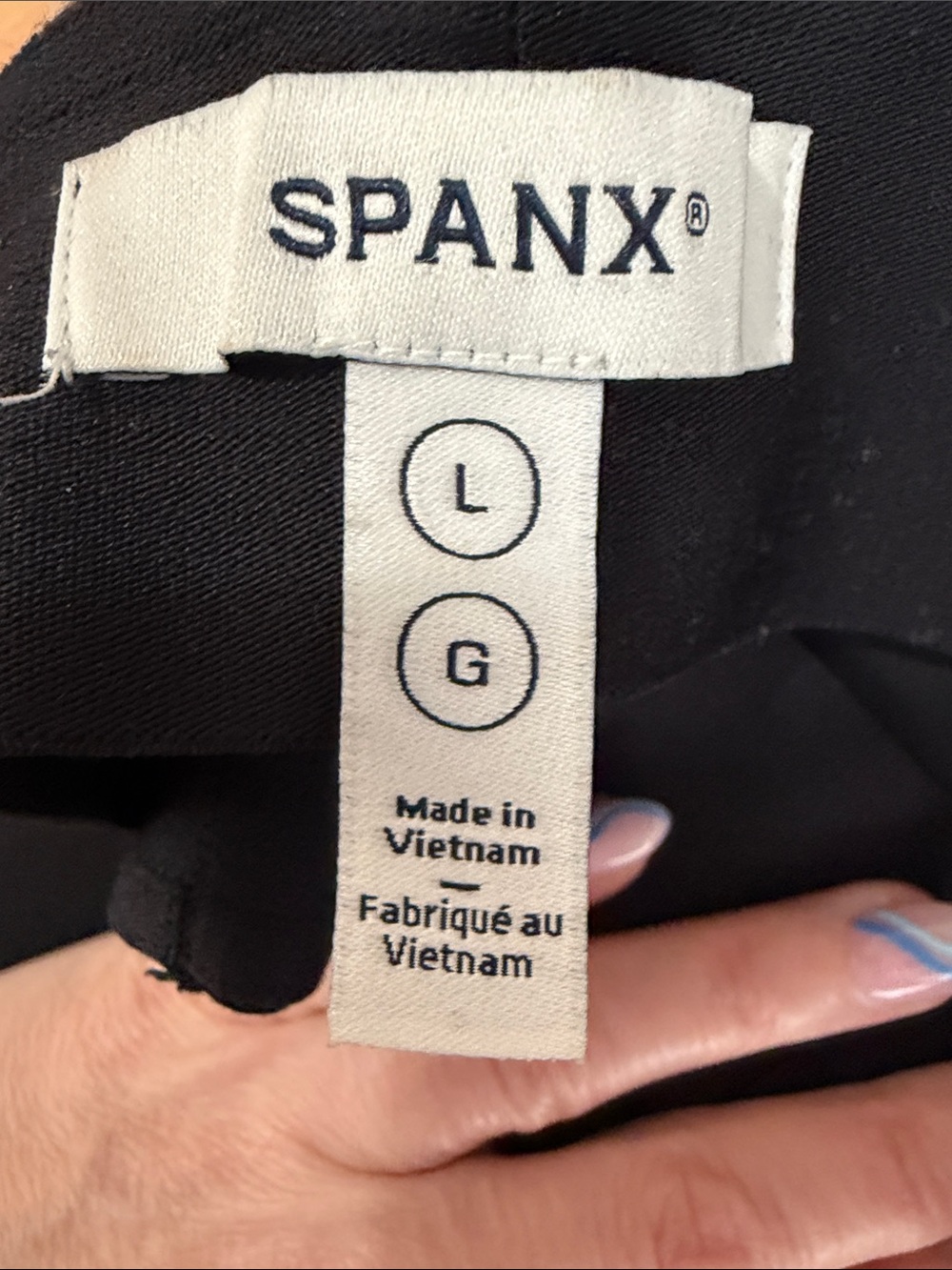 Spanx Perfect Fit Ponte Cropped Wide-Leg Pant 20947Q Minimalist Black Size Large - Picture 6 of 10